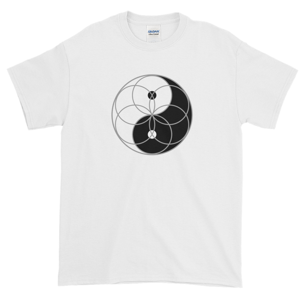Yin Yang Seed of Life T-Shirt (clockwise spin)