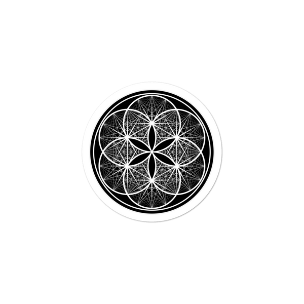Musical Seed of Life Sticker