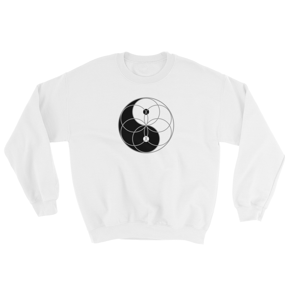 Yin Yang Seed of life Sweatshirt (counter clockwise)