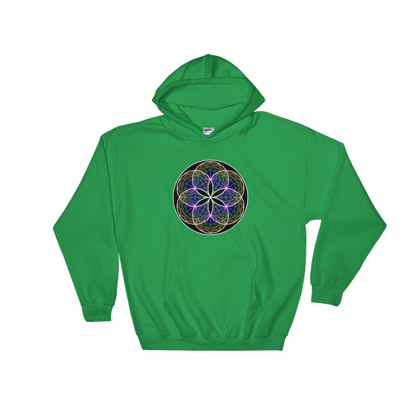 Musical Seed of Life Hoodie (black seed)