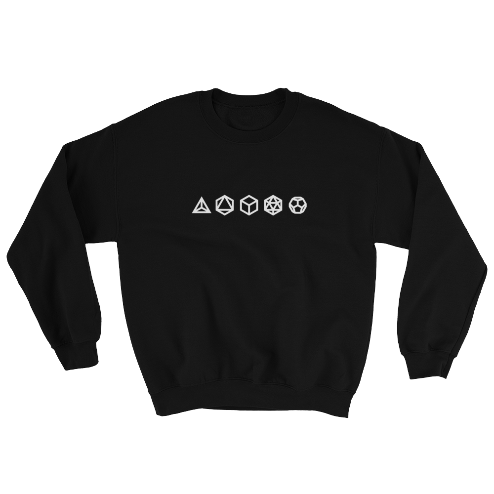 Platonic Solids Sweatshirt