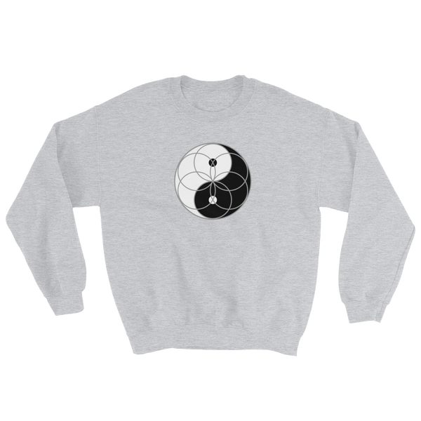 Yin Yang Seed of Life Sweatshirt (clockwise)