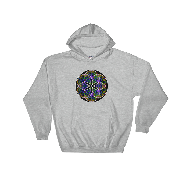 Musical Seed of Life Hoodie (black seed)