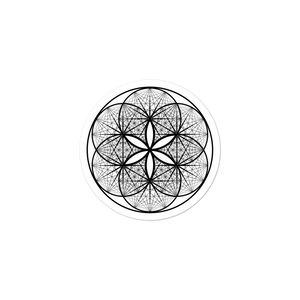 Musical Seed of Life Sticker