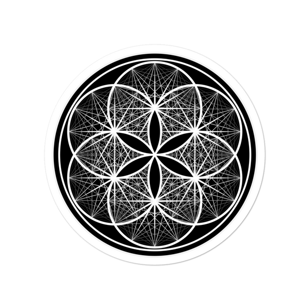 Musical Seed of Life Sticker