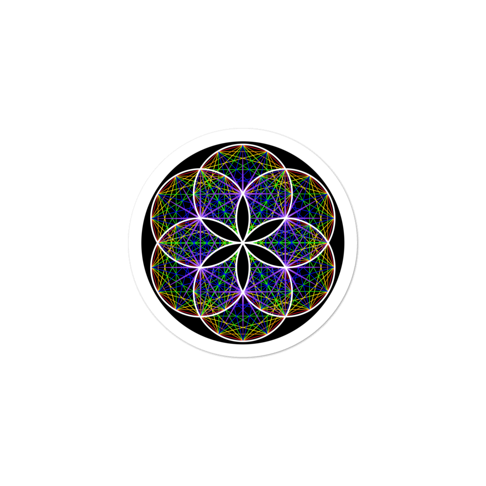 Musical Seed of Life Sticker