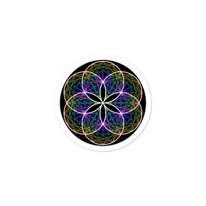 Musical Seed of Life Sticker