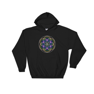 Musical Seed of Life Hoodie (black seed)