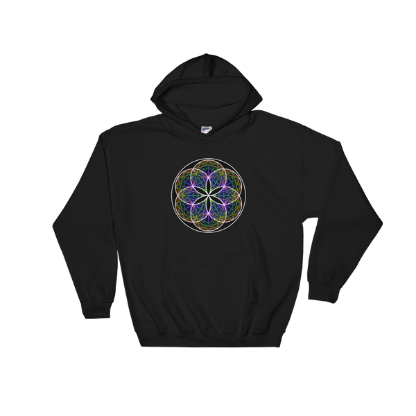 Musical Seed of Life Hoodie (black seed)