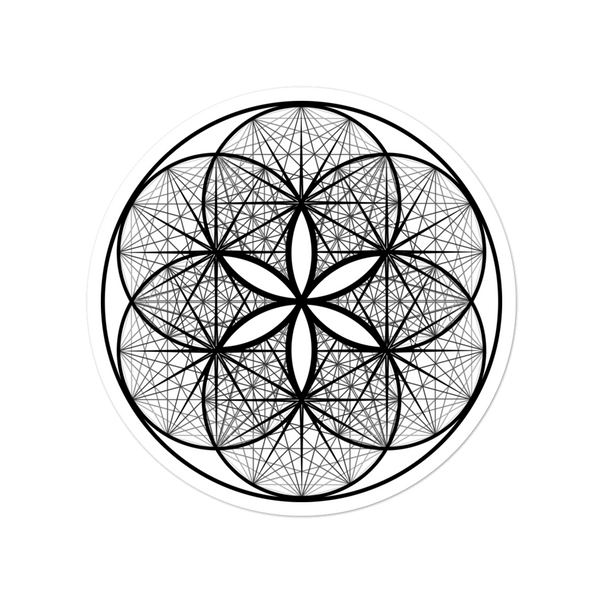 Musical Seed of Life Sticker