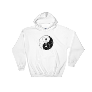 Yin Yang Seed of Life Hoodie (clockwise)