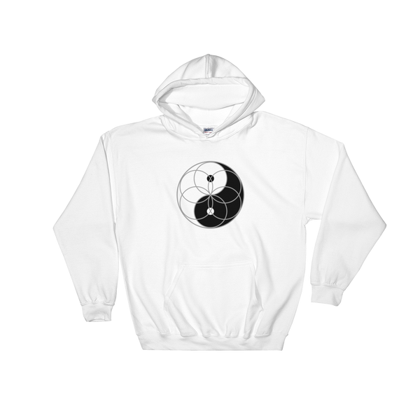 Yin Yang Seed of Life Hoodie (clockwise)