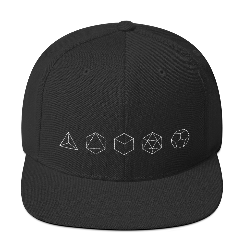Platonic Solids Snapback