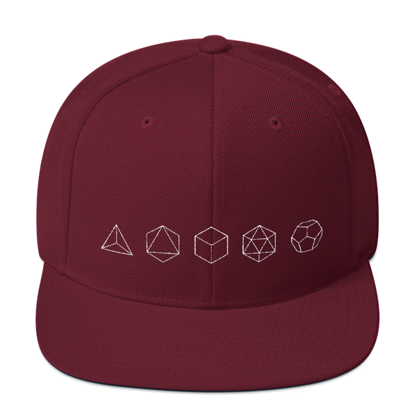 Platonic Solids Snapback