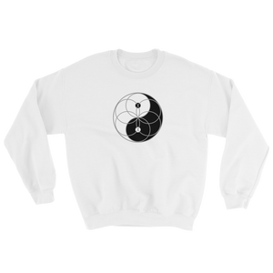 Yin Yang Seed of Life Sweatshirt (clockwise)